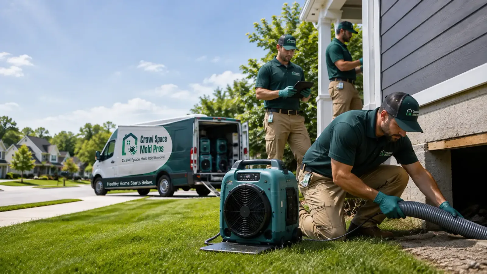 Crawl Space Mold Removal in Mainesburg, PA